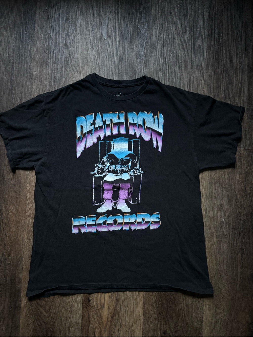 Death Row Records Black Graphic Tee